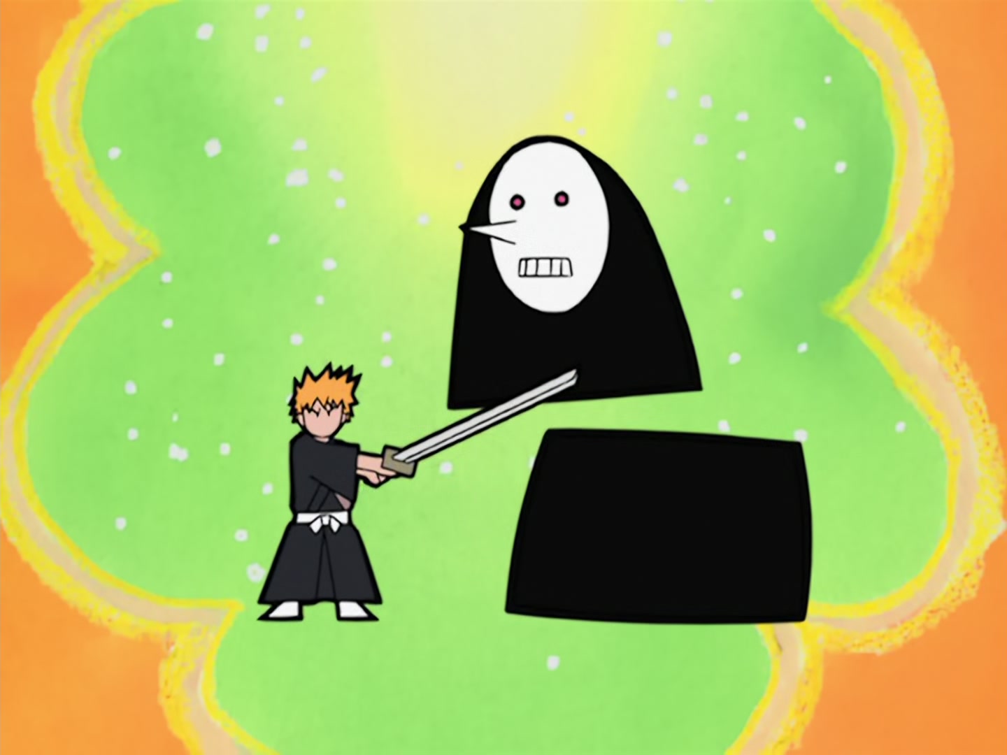 Bleach Ep 14: Back to Back, a Fight to the Death! @ 00:14:06