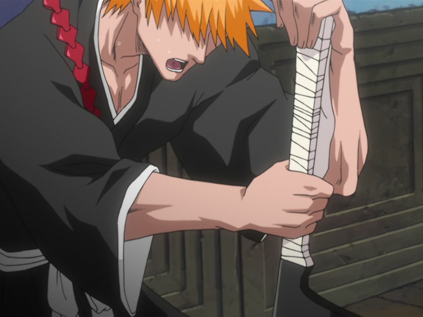 Bleach Ep 38: Desperation! The Broken Zangetsu @ 00:07:06