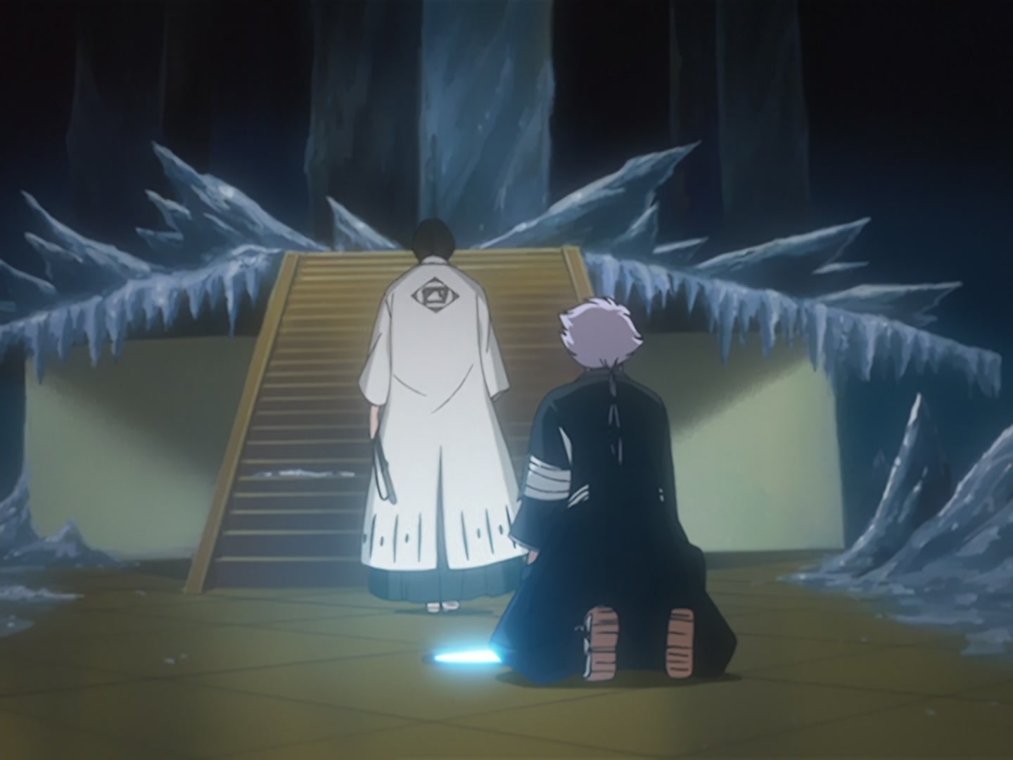Bleach Ep 61: Aizen Stands! @ 00:03:22