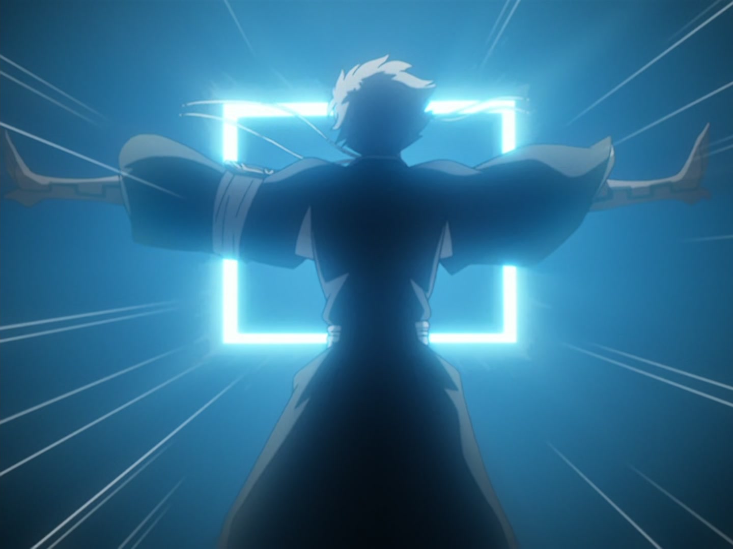 Bleach Ep 61: Aizen Stands! @ 00:03:56