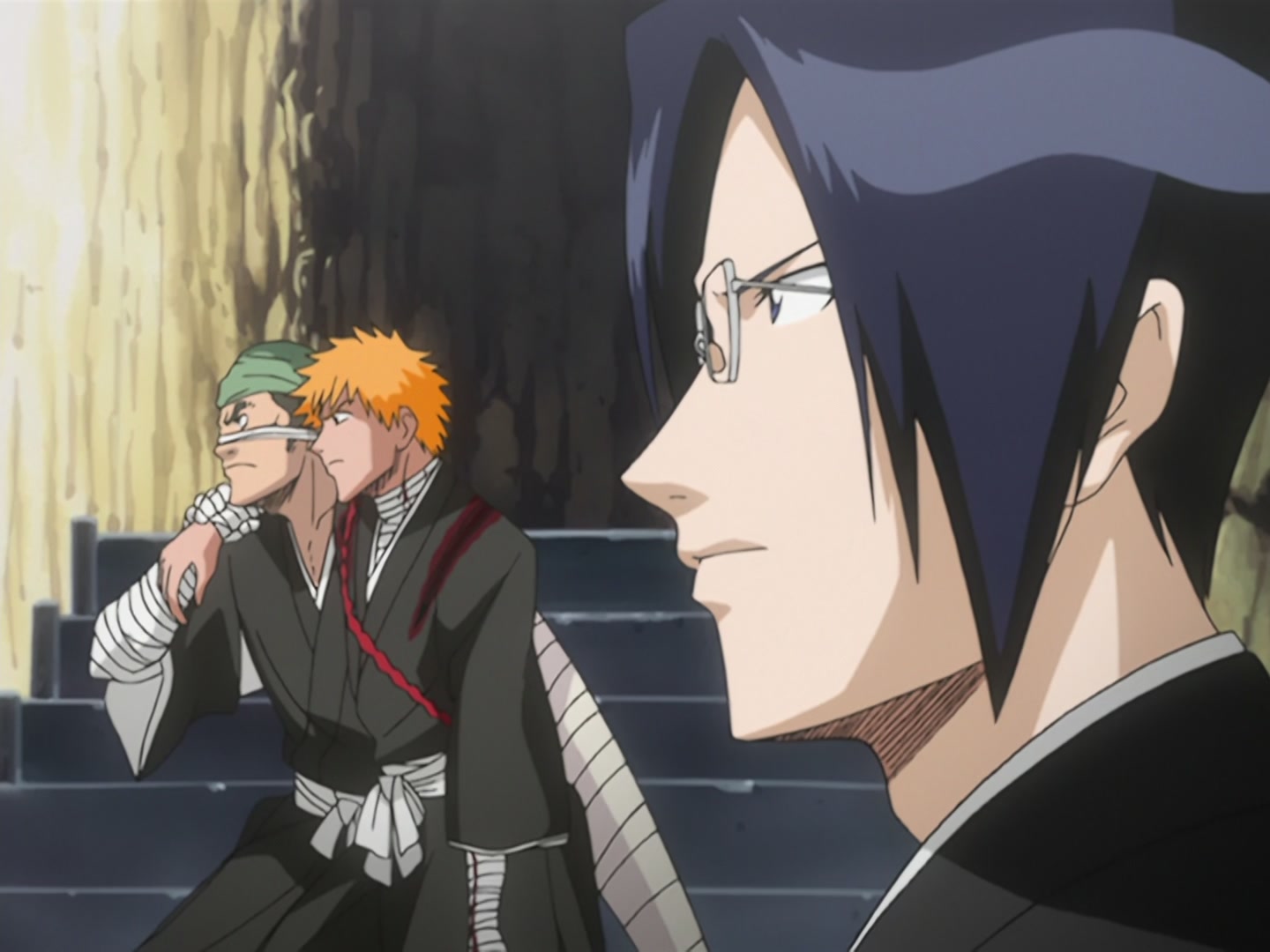 Bleach Ep 61: Aizen Stands! @ 00:05:48