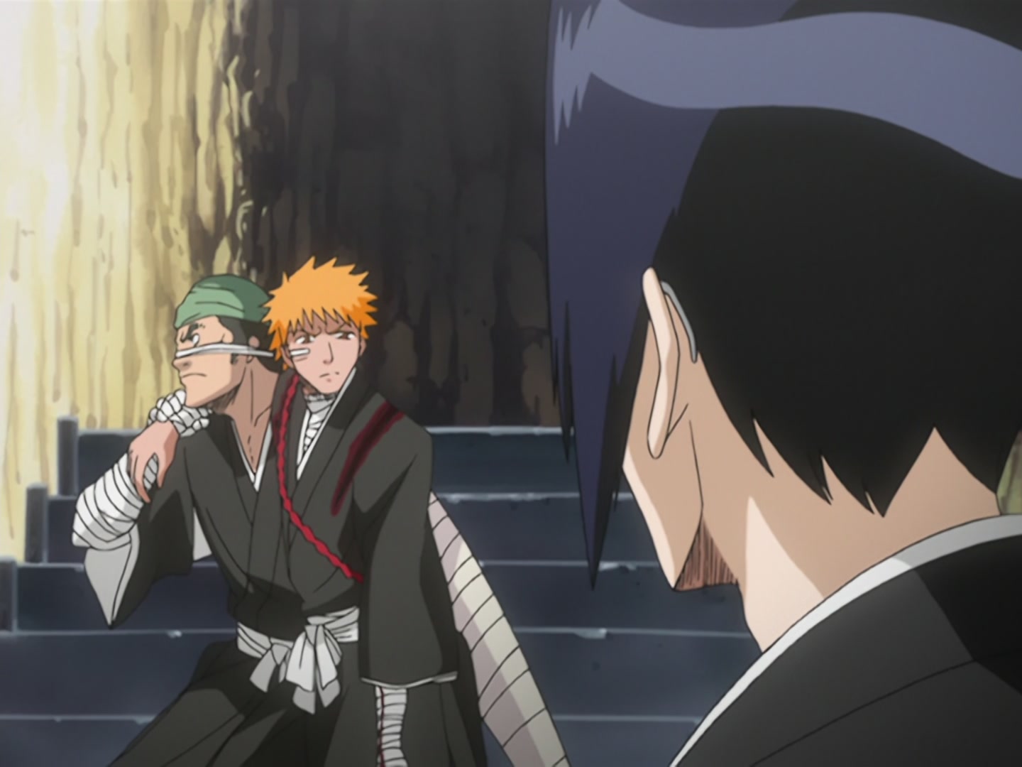 Bleach Ep 61: Aizen Stands! @ 00:05:53
