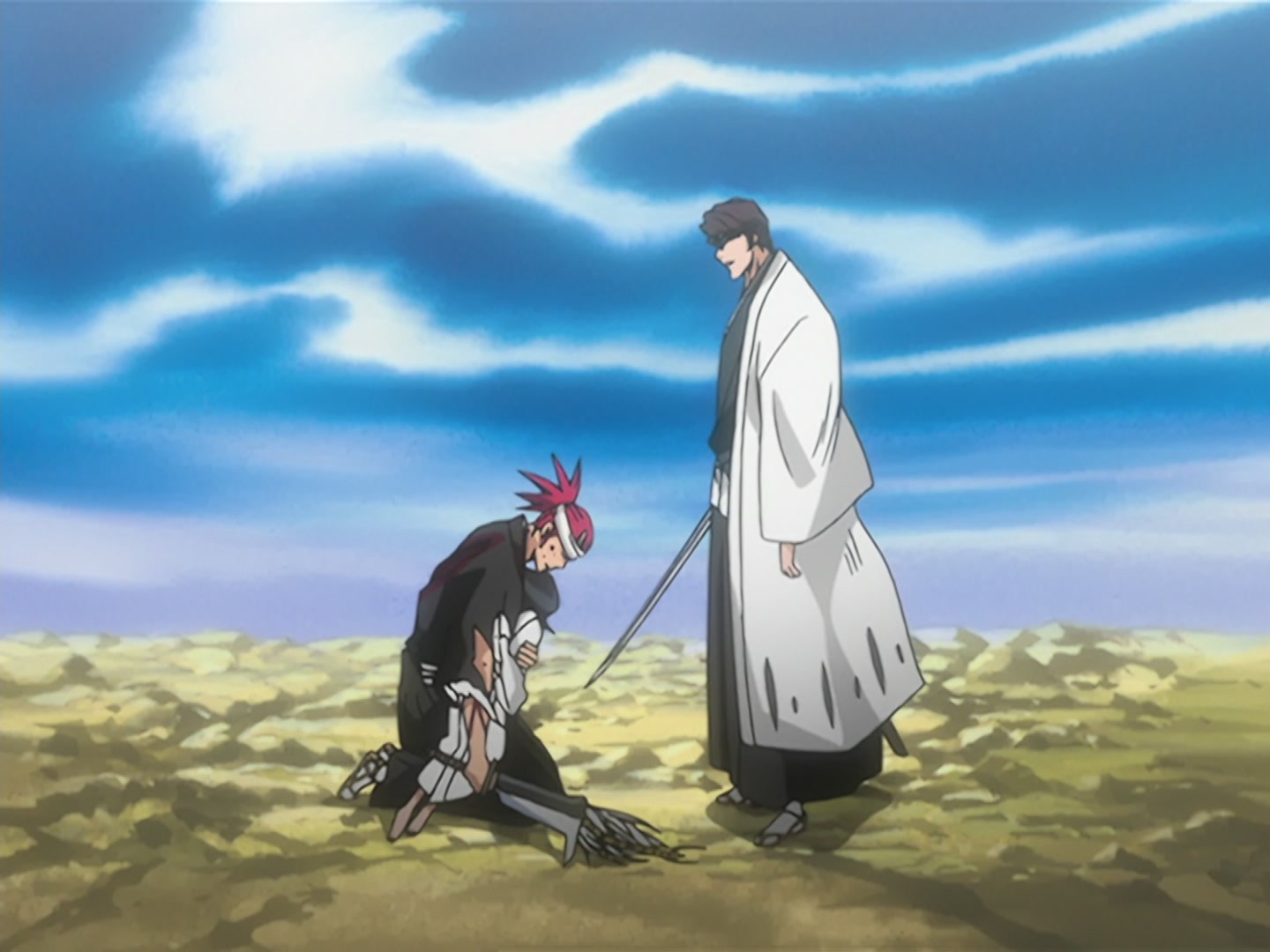Bleach Ep 61: Aizen Stands! @ 00:09:46