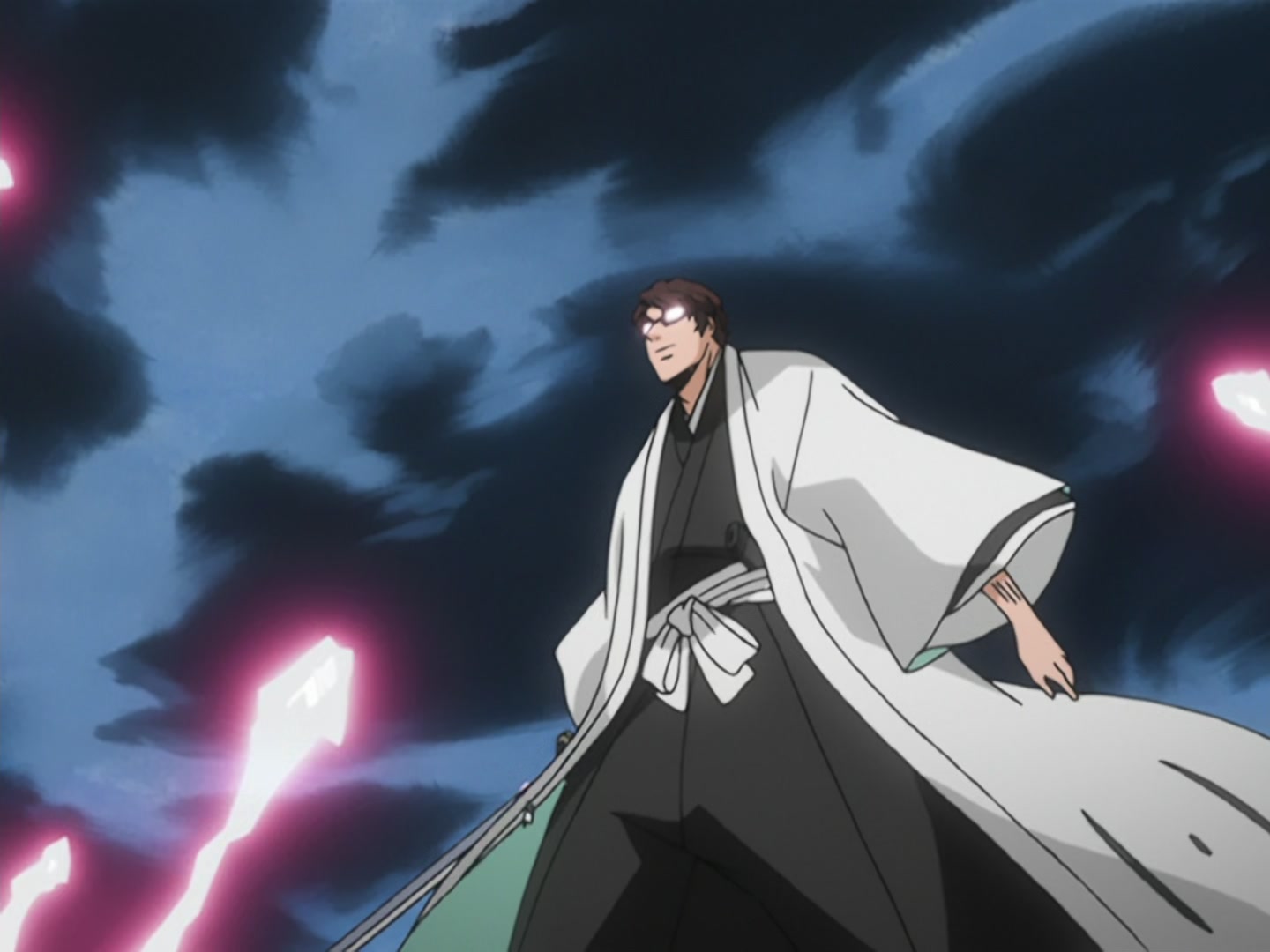 Bleach Ep 61: Aizen Stands! @ 00:13:55