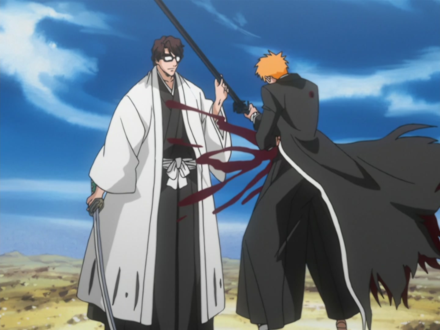 Bleach Ep 61: Aizen Stands! @ 00:14:34