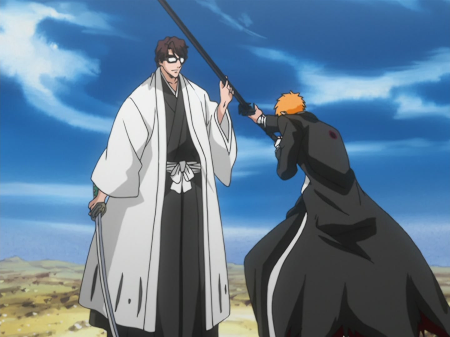 Bleach Ep 61: Aizen Stands! @ 00:14:39