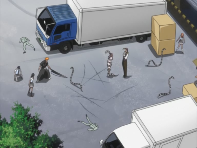 Bleach Ep 71: The Moment of Collision! An Evil Hand Draws Near to the Quincy @ 00:03:04