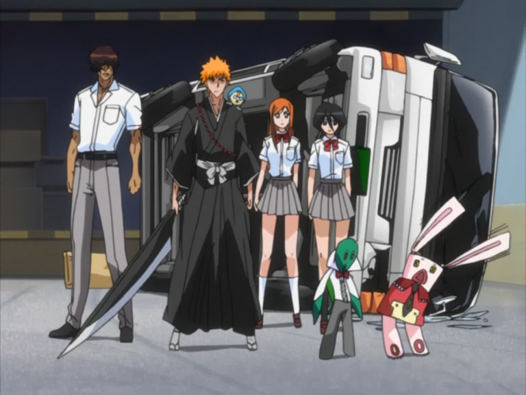 Bleach Ep 71: The Moment of Collision! An Evil Hand Draws Near to the Quincy @ 00:08:55