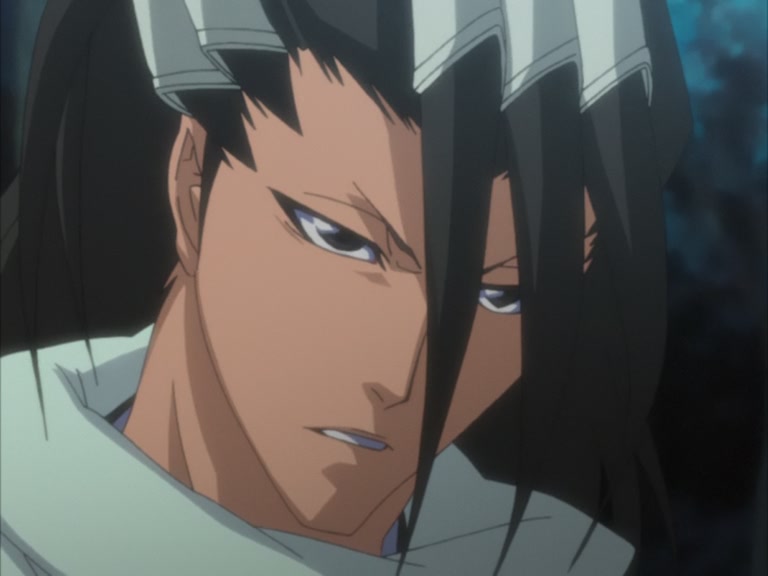 Bleach Ep 95: Byakuya Takes the Field! Dance of the Wind-Splitting Cherry Blossoms @ 00:04:01