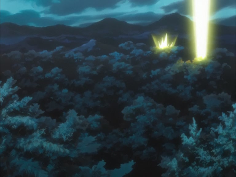 Bleach Ep 95: Byakuya Takes the Field! Dance of the Wind-Splitting Cherry Blossoms @ 00:05:34
