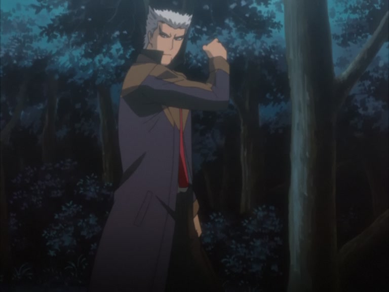 Bleach Ep 95: Byakuya Takes the Field! Dance of the Wind-Splitting Cherry Blossoms @ 00:08:55