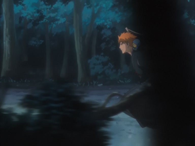Bleach Ep 95: Byakuya Takes the Field! Dance of the Wind-Splitting Cherry Blossoms @ 00:12:50