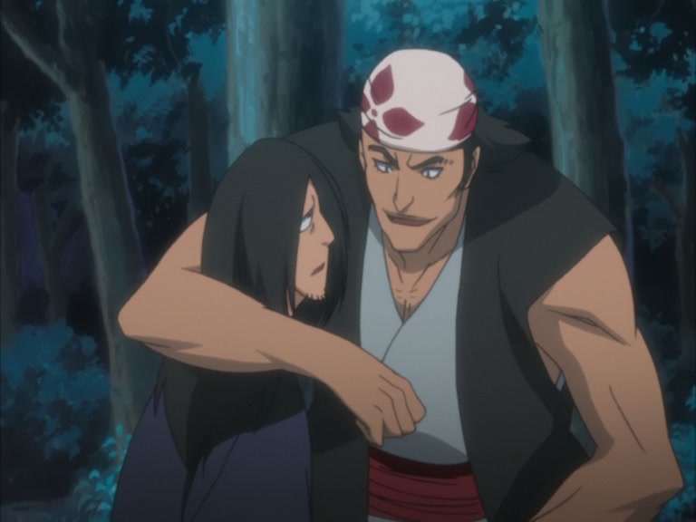 Bleach Ep 95: Byakuya Takes the Field! Dance of the Wind-Splitting Cherry Blossoms @ 00:14:47
