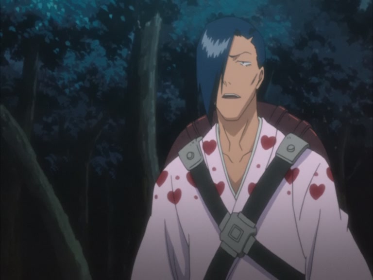 Bleach Ep 95: Byakuya Takes the Field! Dance of the Wind-Splitting Cherry Blossoms @ 00:15:51