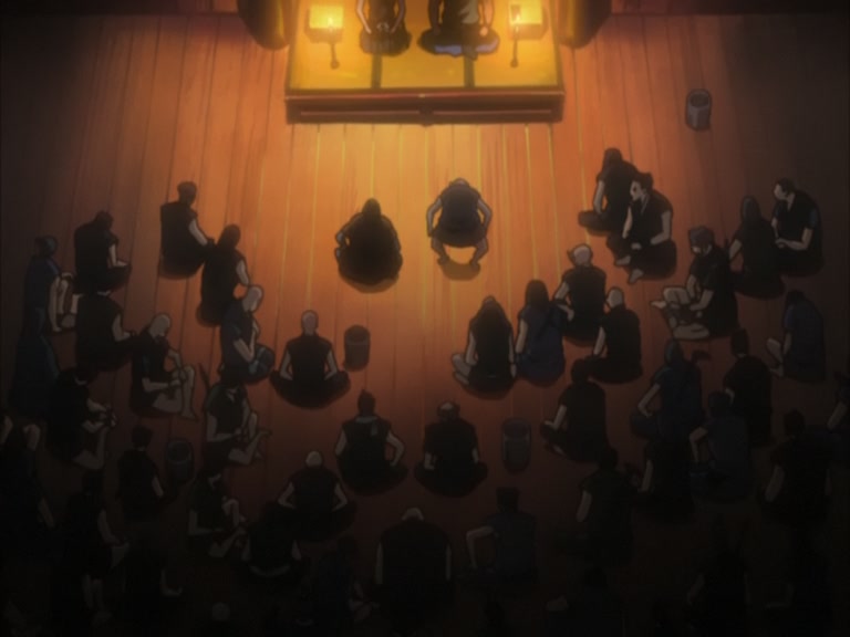 Bleach Ep 95: Byakuya Takes the Field! Dance of the Wind-Splitting Cherry Blossoms @ 00:17:19