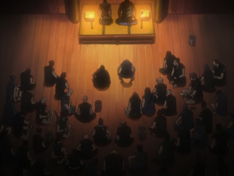 Bleach Ep 95: Byakuya Takes the Field! Dance of the Wind-Splitting Cherry Blossoms @ 00:17:24