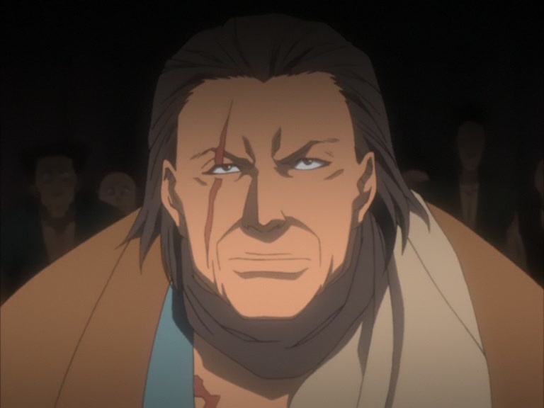 Bleach Ep 95: Byakuya Takes the Field! Dance of the Wind-Splitting Cherry Blossoms @ 00:18:18