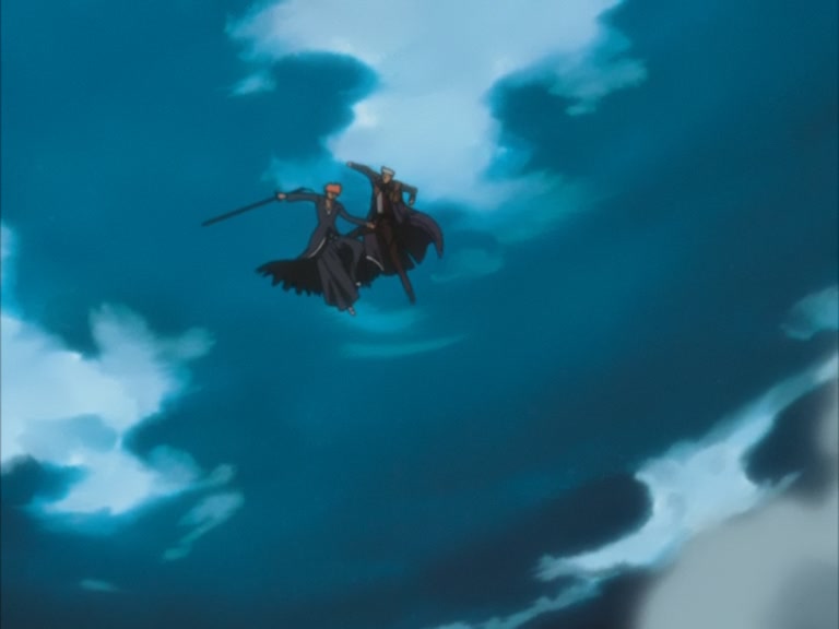 Bleach Ep 96: Ichigo, Byakuya, Kariya, The Battle of the Three Extremes! @ 00:03:02