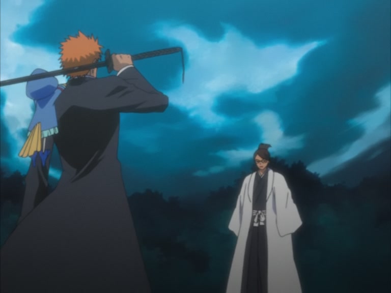 Bleach Ep 96: Ichigo, Byakuya, Kariya, The Battle of the Three Extremes! @ 00:12:02