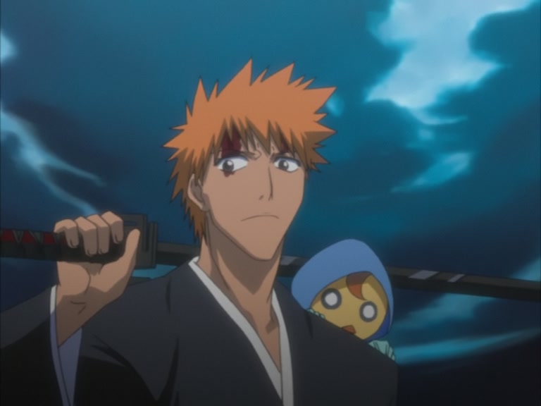 Bleach Ep 96: Ichigo, Byakuya, Kariya, The Battle of the Three Extremes! @ 00:12:07