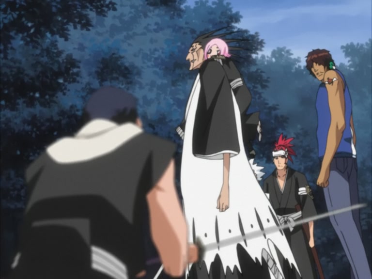 Bleach Ep 98: Clash! Zaraki Kenpachi vs. Ichinose Maki @ 00:07:40
