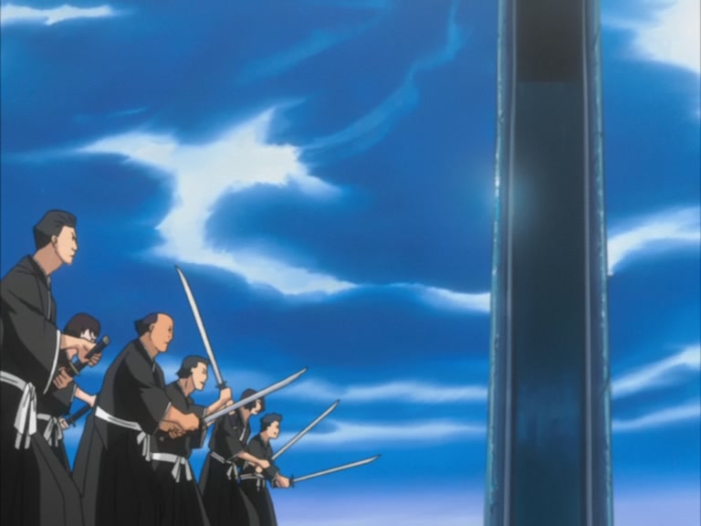 Bleach Ep 99: Shinigami vs. Shinigami! The Uncontrollable Power @ 00:03:29