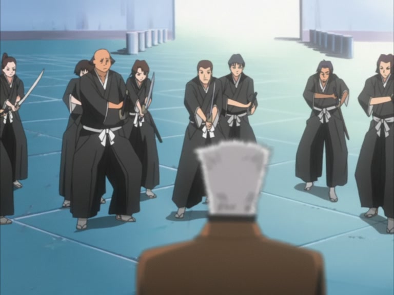 Bleach Ep 99: Shinigami vs. Shinigami! The Uncontrollable Power @ 00:03:58