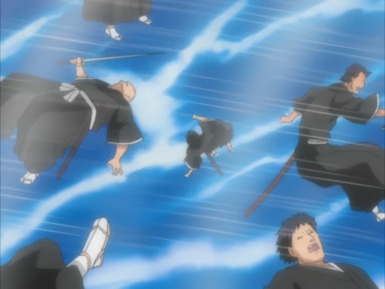 Bleach Ep 99: Shinigami vs. Shinigami! The Uncontrollable Power @ 00:04:07