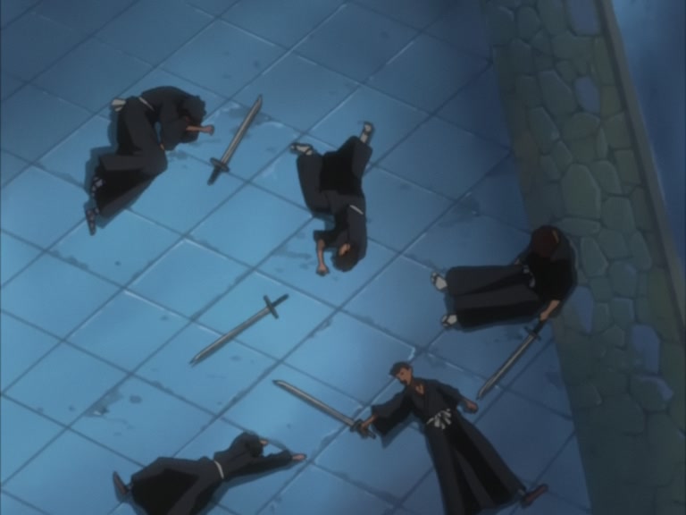 Bleach Ep 104: 10th Division's Death Struggle! The Release of Hyorinmaru @ 00:02:36