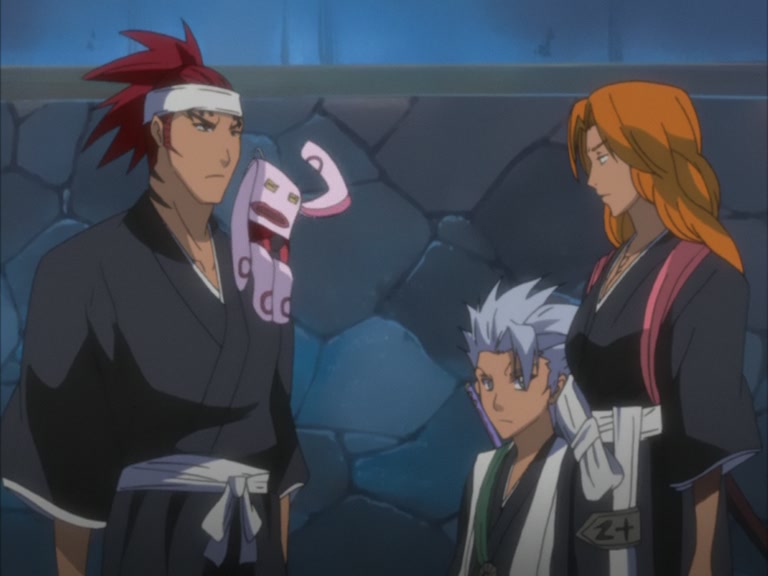 Bleach Ep 104: 10th Division's Death Struggle! The Release of Hyorinmaru @ 00:04:07