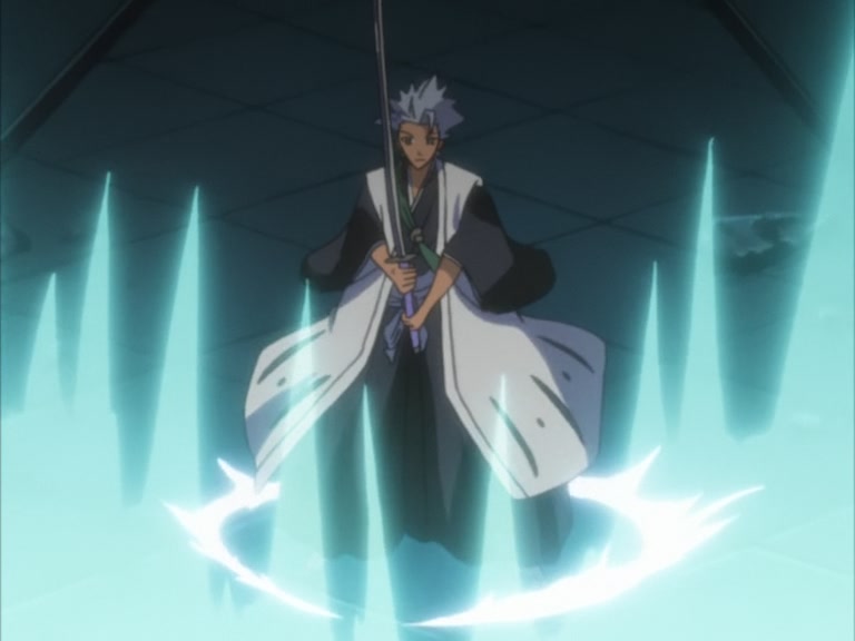 Bleach Ep 104: 10th Division's Death Struggle! The Release of Hyorinmaru @ 00:18:09