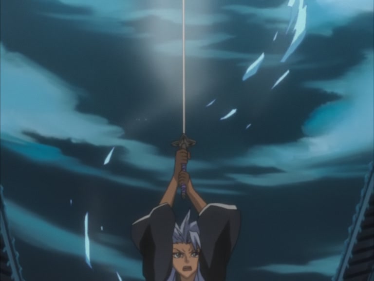 Bleach Ep 104: 10th Division's Death Struggle! The Release of Hyorinmaru @ 00:18:14