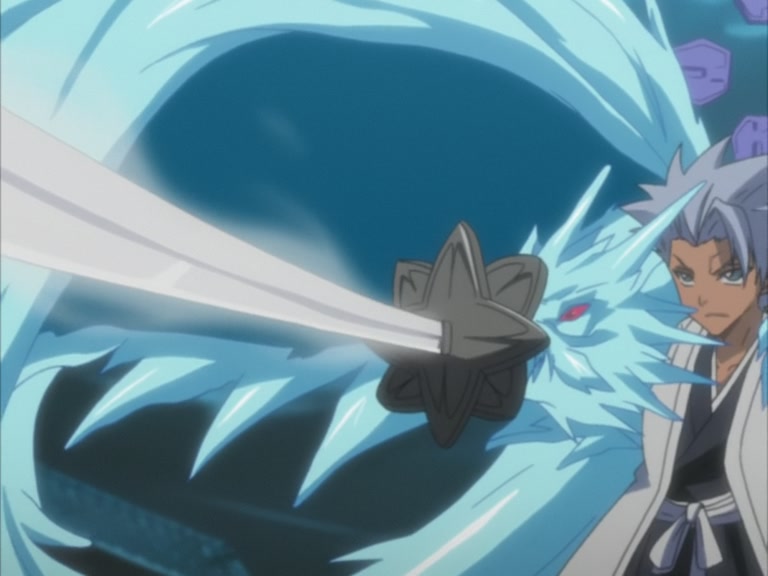 Bleach Ep 104: 10th Division's Death Struggle! The Release of Hyorinmaru @ 00:18:33
