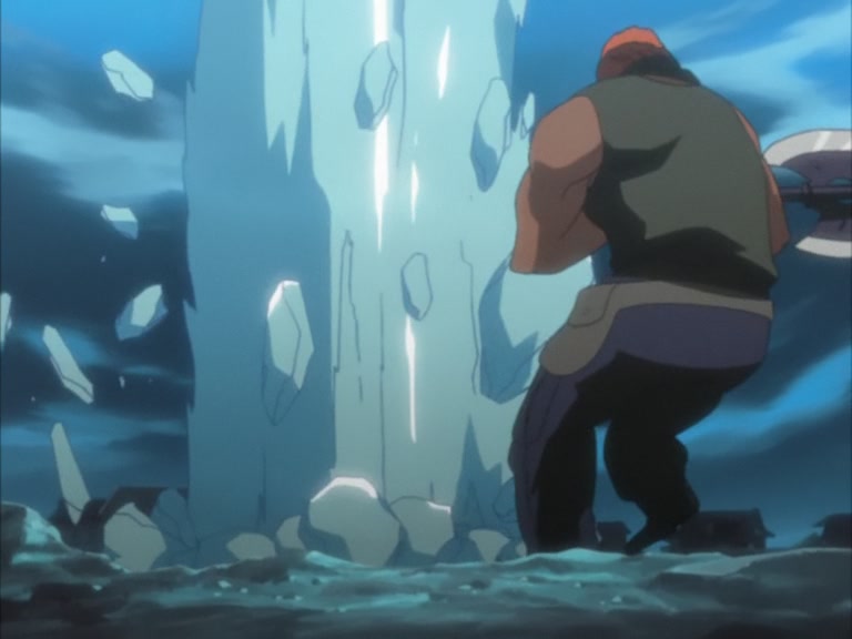 Bleach Ep 104: 10th Division's Death Struggle! The Release of Hyorinmaru @ 00:19:06