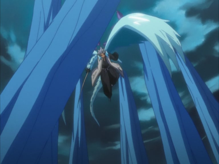Bleach Ep 104: 10th Division's Death Struggle! The Release of Hyorinmaru @ 00:19:21