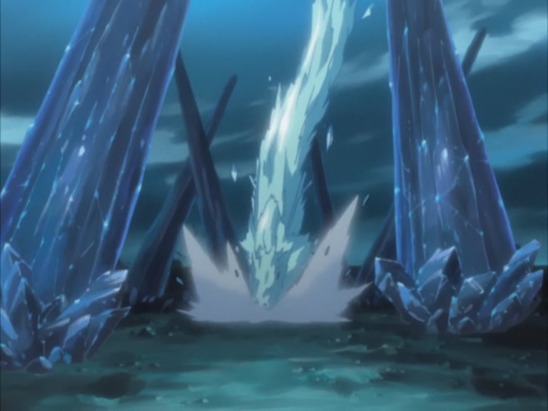 Bleach Ep 104: 10th Division's Death Struggle! The Release of Hyorinmaru @ 00:19:35