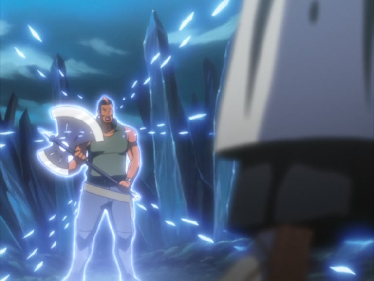 Bleach Ep 104: 10th Division's Death Struggle! The Release of Hyorinmaru @ 00:20:08