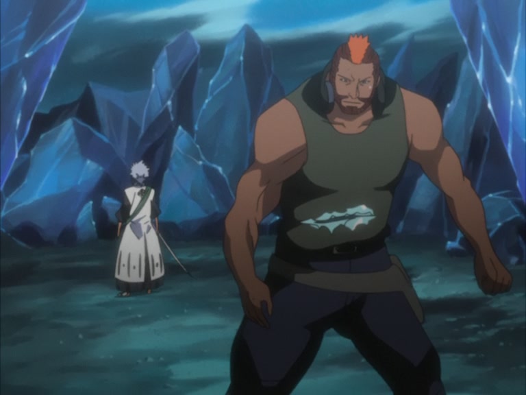 Bleach Ep 104: 10th Division's Death Struggle! The Release of Hyorinmaru @ 00:21:11