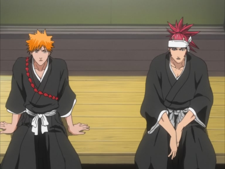 Bleach Ep 109: Ichigo and Rukia, Thoughts Revolving Around the Sky @ 00:02:27