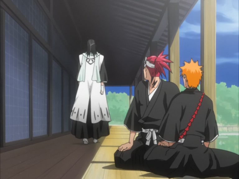 Bleach Ep 109: Ichigo and Rukia, Thoughts Revolving Around the Sky @ 00:04:36