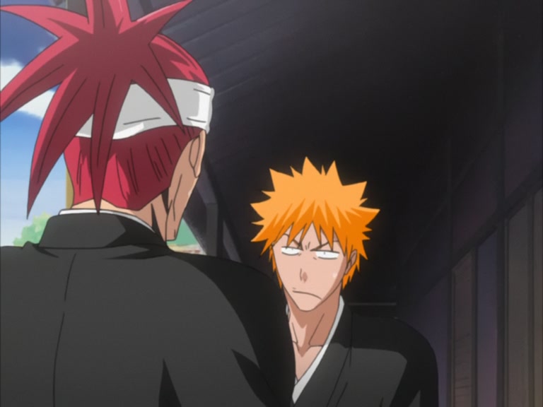 Bleach Ep 109: Ichigo and Rukia, Thoughts Revolving Around the Sky @ 00:04:46