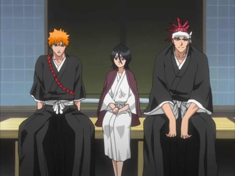 Bleach Ep 109: Ichigo and Rukia, Thoughts Revolving Around the Sky @ 00:05:19