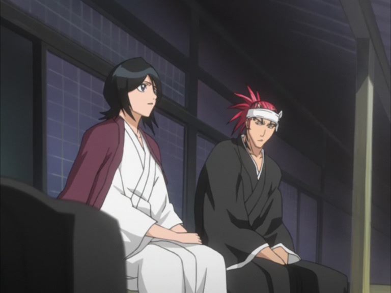 Bleach Ep 109: Ichigo and Rukia, Thoughts Revolving Around the Sky @ 00:05:38