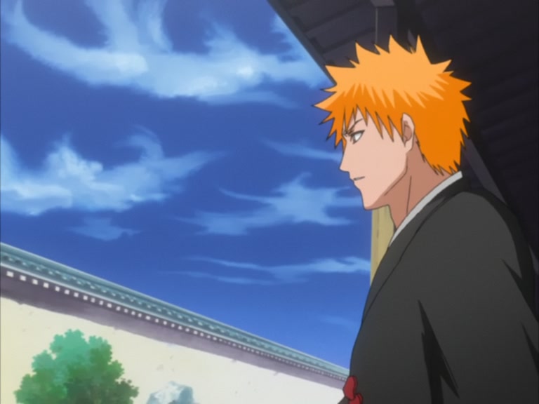 Bleach Ep 109: Ichigo and Rukia, Thoughts Revolving Around the Sky @ 00:05:48