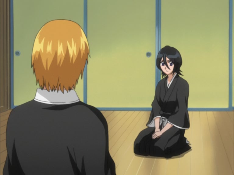 Bleach Ep 109: Ichigo and Rukia, Thoughts Revolving Around the Sky @ 00:06:31