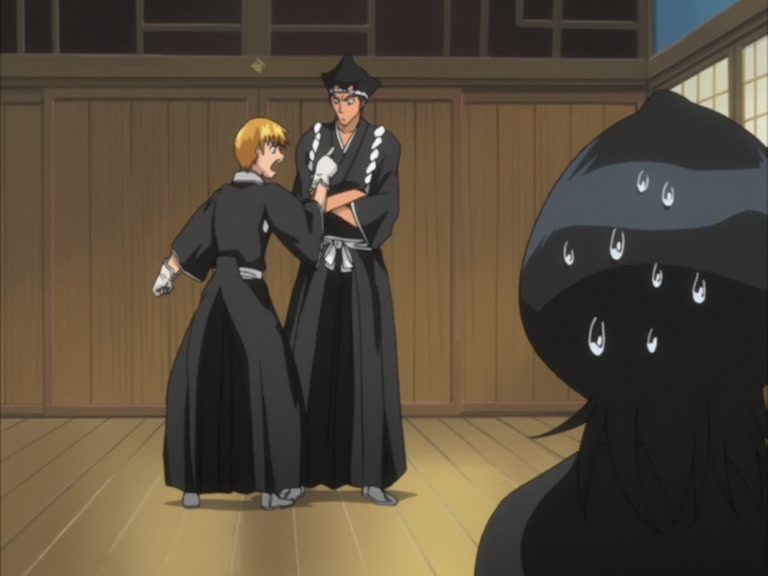 Bleach Ep 109: Ichigo and Rukia, Thoughts Revolving Around the Sky @ 00:06:50