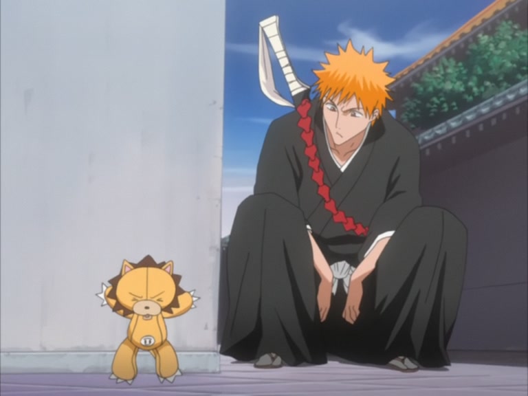 Bleach Ep 109: Ichigo and Rukia, Thoughts Revolving Around the Sky @ 00:13:23