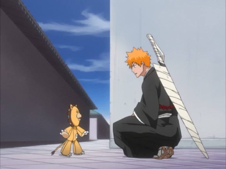 Bleach Ep 109: Ichigo and Rukia, Thoughts Revolving Around the Sky @ 00:14:06
