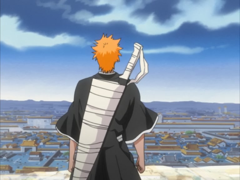 Bleach Ep 109: Ichigo and Rukia, Thoughts Revolving Around the Sky @ 00:15:46
