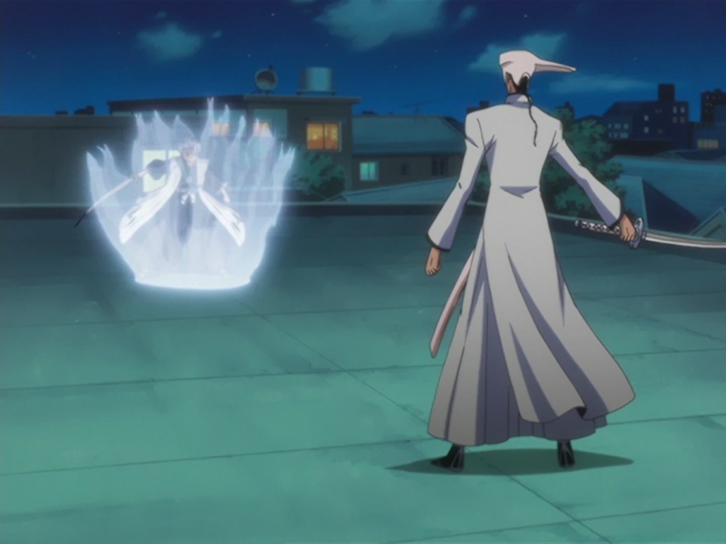 Bleach Ep 117: Rukia’s Battle Begins! The Freezing White Blade @ 00:05:57